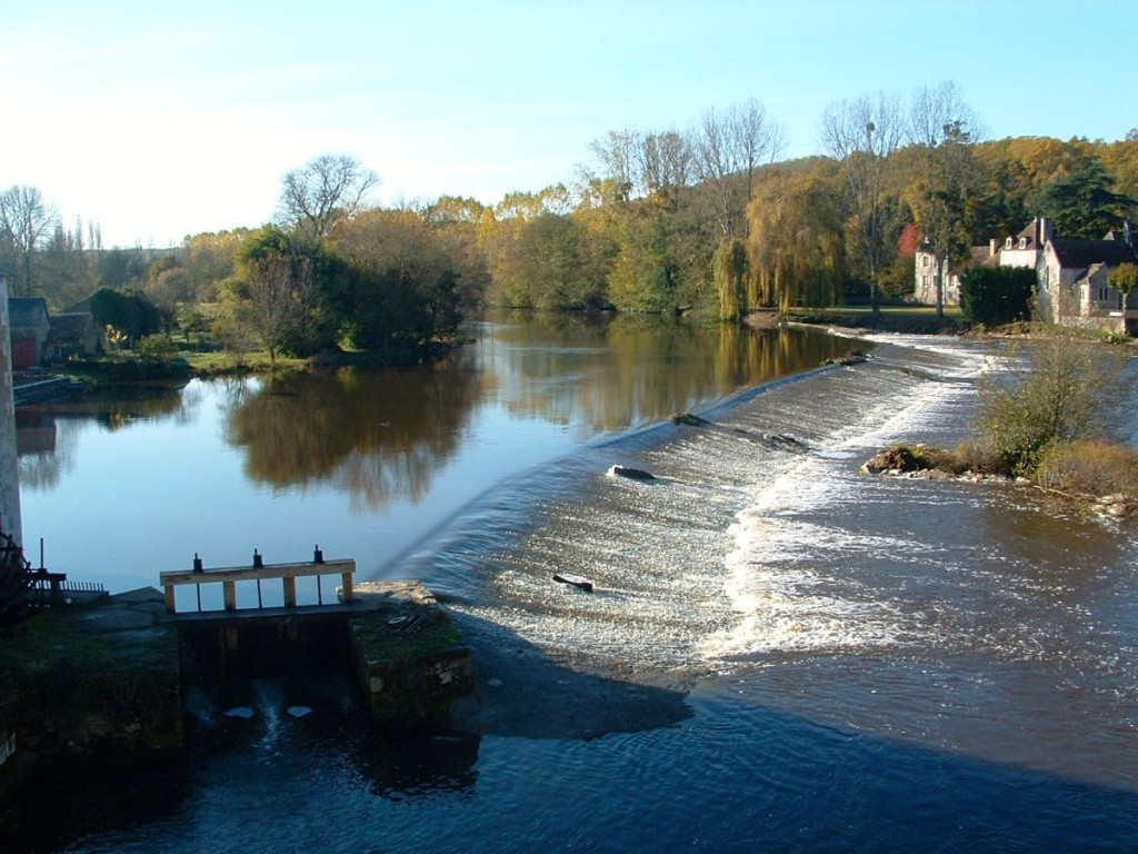 Barrage à Saint-Pierre de Maillé